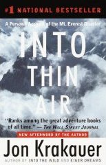Everest Book - Into Thin Air: A Personal Account of the Mount Everest Disaster - cover